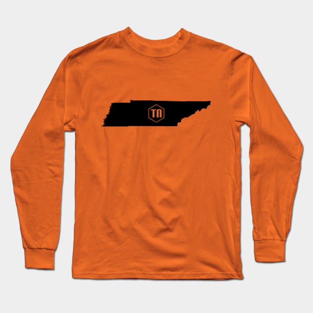 Tennessee Homer (Black) Long Sleeve T-Shirt by caknuck